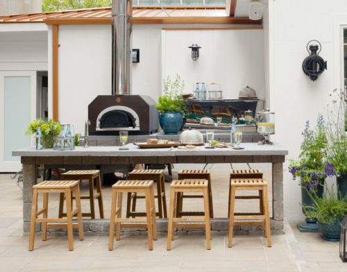 Ide Desain Dapur  Outdoor  Pada Rumah  Minimalis  Modern 